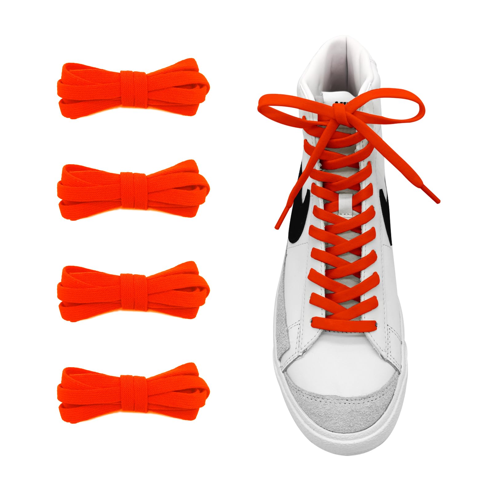 UamGlsob 2 Pairs 5/16" Flat Elastic Shoe