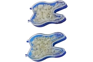 SEIWEI 120Pcs Teeth Crown, 2Types Temporary Resistable Crown of Teeth with Different Sizes Oral Care Anterior Crown(Front Teeth) & Posterior