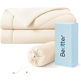 Bedtter Cooling Throw Blanket Lightweight with Carry Bag | Cool Travel Blanket, Summer Cold Throw Dual-Sided Cool Tech, Breathable Pad Blankets for Hot Sleepers, Beige, 50"x60"
