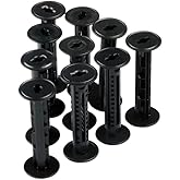 10x 120 220 Empty Plastic Take-Up Roll Film Spools for Medium Format Film Camera