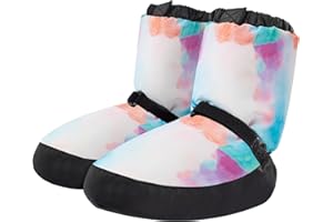 Phineein Girls' Ballet Warm Up Bootie Dance Shoes