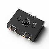 Y.D.F 2(1)-in-1(2)-Out RCA Stereo Audio Switch