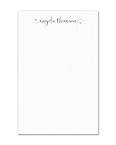 Personalized Notepad Stationery with Name in