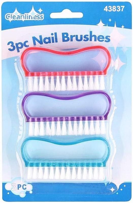 Nail Brushes 3 pack multicoloured Amazon.co.uk Beauty