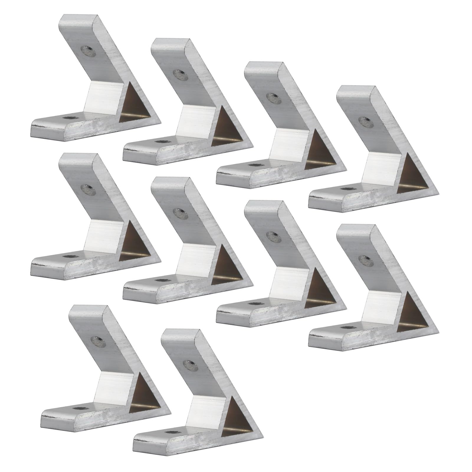 (10 Pieces) 2020 Series 45 Degree Angle Corner Brackets Corner Braces Connectors Joint for Aluminum Extrusion Profile