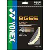 YONEX BG 65 Badminton Strings, 0.70mm (Amber)