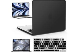 IBENZER Compatible with 2025 2024 2023 2022 MacBook Air 13 Inch Case M4 A3240 M3 A3113 M2 A2681, Hardshell Case & KeyboardCov