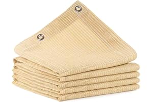 JUNKOGO Shade Cloth 90% 6x15 Ft Sun Shade Mesh Netting Cover for Pergola, Garden, Outdoor, Patio, Deck, Backyard