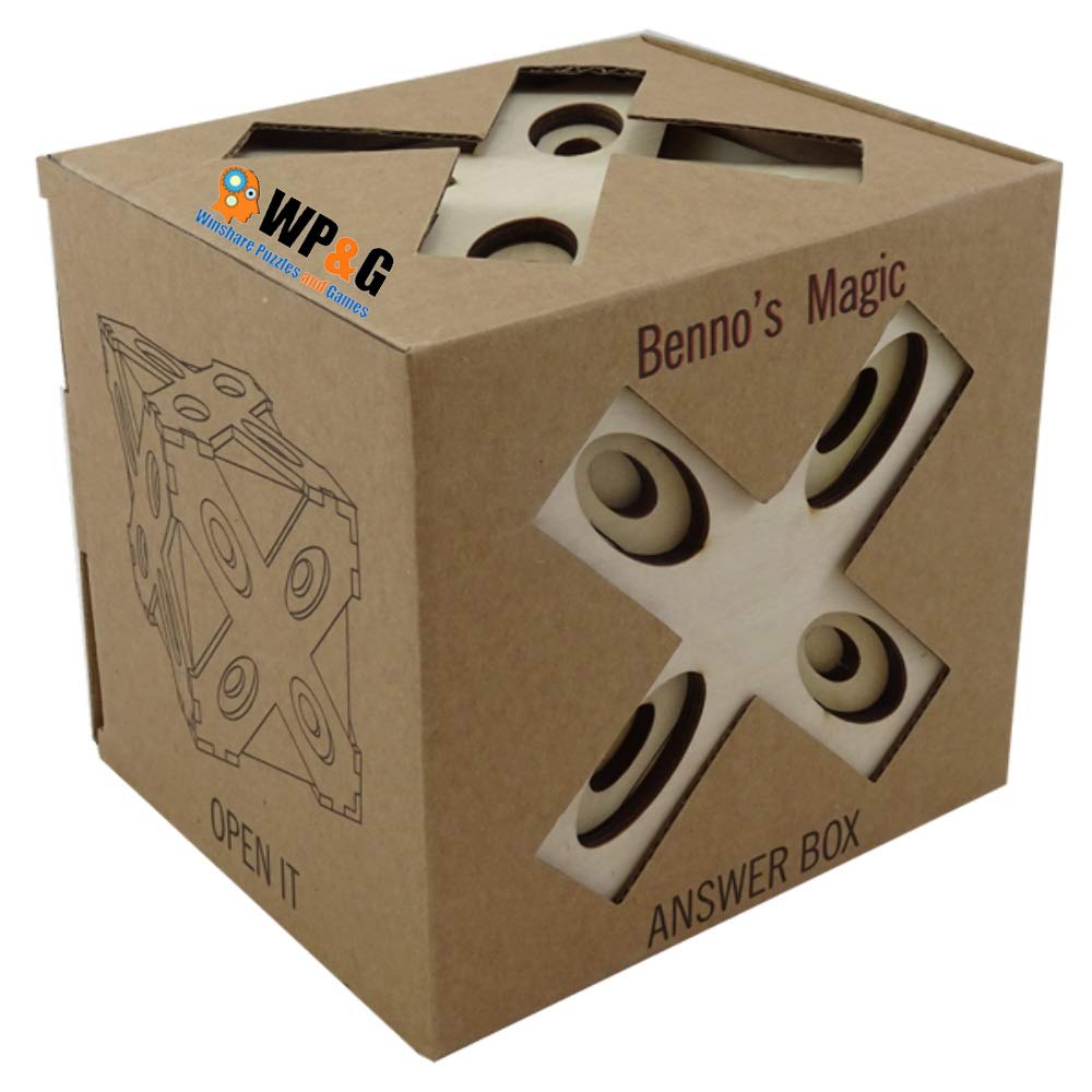 Answer Box Secret Puzzle Box With 42 Steps To Open Or Unlock By Benno's