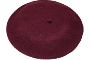 JOYHY Women's Solid Color Classic French Style Beret Beanie Hat