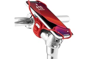 BONE Bike Tie Pro 3 Bike Phone Mount, Universal Phone Holder for Bike Stem Mount, Compatible with iPhone 15 to 11 Pro Max, Ga