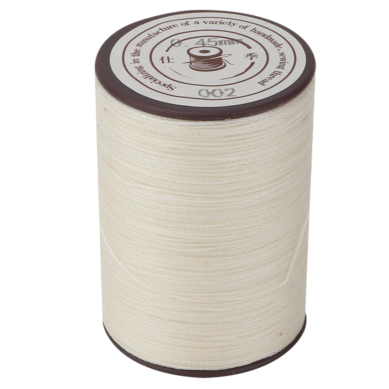Sewing Waxed Thread 0 45mm Leather Sewing Wax Cord Wax Thread Wax Line for Sewing(Rice White)