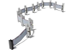 ExcelValley - Eurorack Flat Ribbon Flying Bus Cable Modular Synth Synthesizer [60 cm - 23.62"]