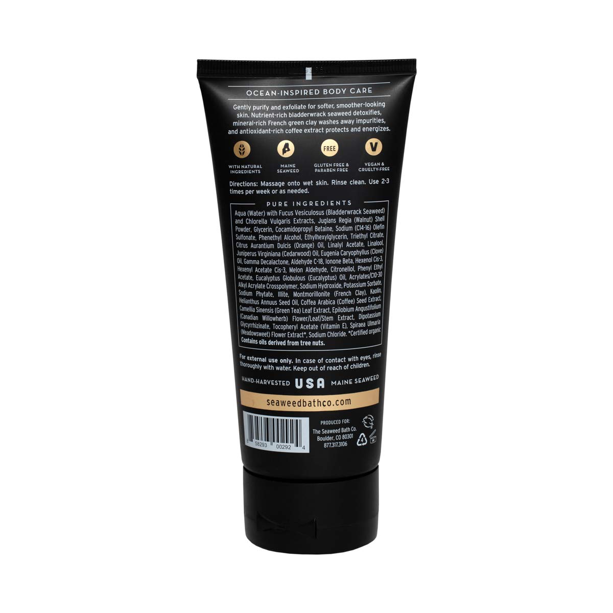 The Seaweed Bath Co.. Refresh Exfoliating Detox Body Scrub, 6 Oz : Beauty