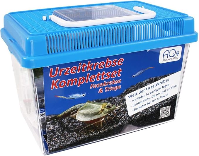 Triops Zuchtset Urzeitkrebse - 5L Aufzuchtbecken Mit Cancriformis Albino Eiern