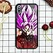 Dragon Ball Z Super Saiyan Rose Black Goku Case for iPhone X, iPhone Xs TPU Silicone Gel Edge + PC Bumper Case Skin Protective Custom Designed Printed Phone Protector Full Protection Cartoon Cover