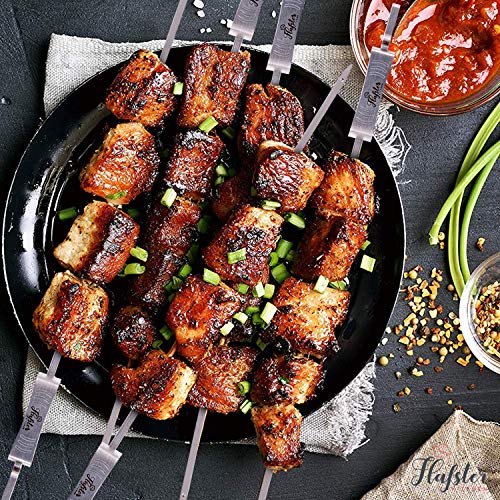 Kabob Skewers for Grilling BBQ Skewers for Grilling16" Long Flat