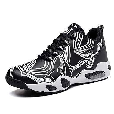 YUL Zapatos de baloncesto para hombre PU Primavera Otoño Comfort ...