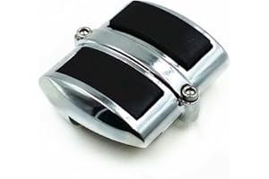 BHYSHOP Chrome Brake Heel Shift Pedal Pad Cover for Suzuki Intruder VL800 VZ M50 C50 C90 Vulcan VN Kawasaki Honda Rebel Shadow Spirit Aero Yamaha V-Max Harley Sportster XL883 1200 Dyna Wide Glide V-Rod