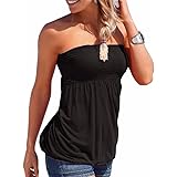 strapless holiday tops