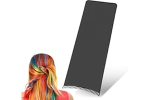 LIQWEI Highlighting Board, Balayage Board Hair Coloring Paddle Balayage Highlighting Boards with Teeth, Hair Dye Tools Highlighting-Paddle for Barber Salon Hairstylist Hair-Dying Tools (Black)