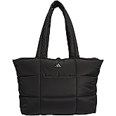 adidas Unisex Quilted Tote – Puffer Shoulder Bag