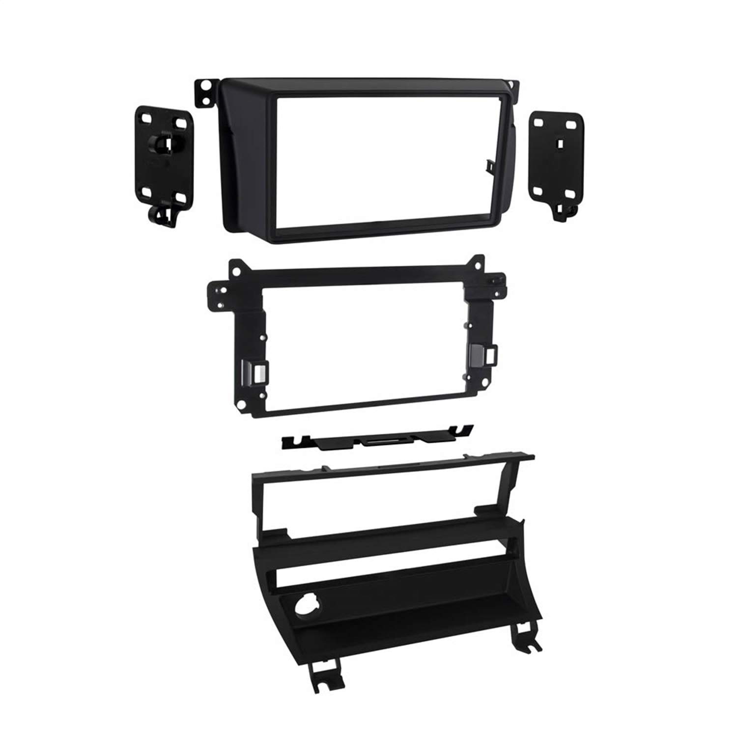 Metra 959311B Kit de instalación de tablero de radio DDIN para BMW Serie 3 y Serie M 1999-2006 con 1 apertura