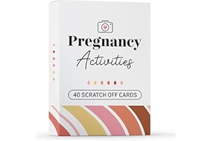 LOVEVIBE First Mothers Day Gifts for New Mom - Fun Scratch Off Activities for Pregnant Women, Friends - Pregnancy Gifts for Expecting Mom, New Parents, Mom to Be Gifts - First Trimester Pregnancy Must Haves