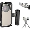 SmallRig Single Handheld Phone Cage Kit for iPhone 15 Pro Max, Mobile Video Rig Cage Kit with Wireless Quick Release Handle for Video Recording/YouTube/Live Streaming/Vlog - 4393