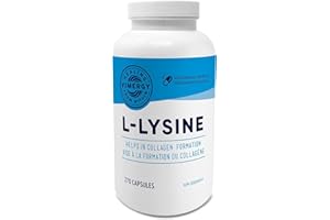 Vimergy L-Lysine 500MG Capsules, 270 Servings – Essential Amino Acid – Helps in Collagen Formation – Vegetarian, Non-GMO, No 