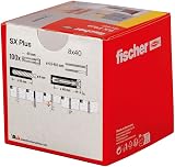 fischer SX Plus Expansion Wall Plug 8mm x 40mm Pack of 100 view 3