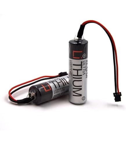 Batterie De Remplacement Vhbw 1700mAh 3.6V Pour Automates Omron - Modèles 3G2A9-BAT08, C500-BAT08, Technologie Li-SOCL2
