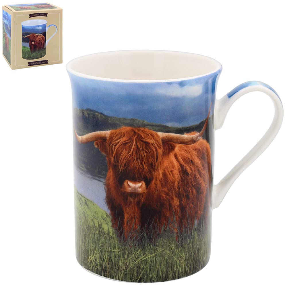 The Leonardo Collection Highland Cow Design Mug