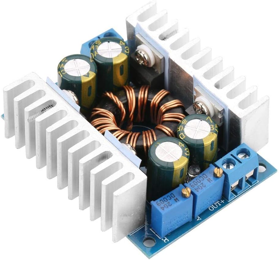 Yosoo Health Gear Buck Module, Boost Module, DC Regulated Power Converter Module with Two Heat Sinks, Supports Over Current, Short Circuit, Over Temperature Protection - Image 3