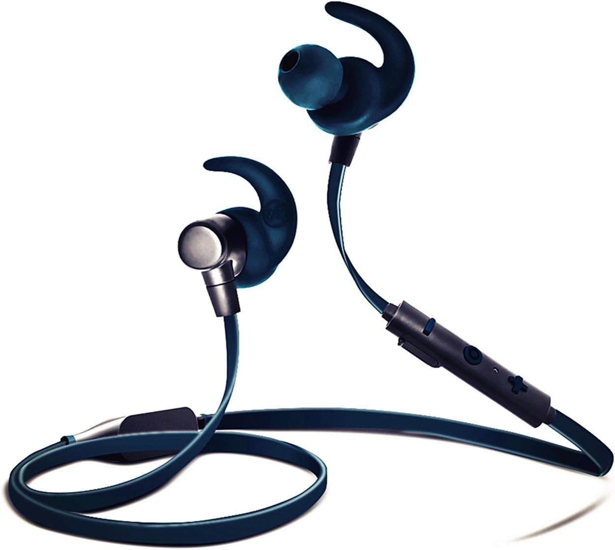 ULDUM Bluetooth Earbuds Bluetooth V4.1 Automatically Pair Stereo Noise Cancelling Bass HiFi Sweatproof in-Ear Bluetooth Earbuds for All Enable Bluetooth Players - Mossy-Green