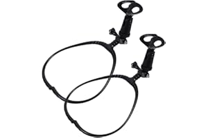 DECHOUS 2pcs Adjustable Neck Microphone Stand Hanging Holder for Musicians and Magicians, Portable