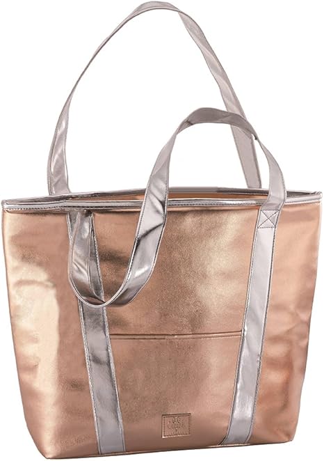 rose gold shopper