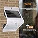 VIBELITE Solar Lights LED Wall Light Security Light Waterproof Motion Sensor Outdoor Lighting for Garden Patio Deck Exterior Wall Garage 1 Pack