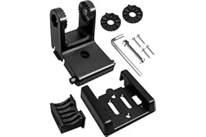WUMZIJ Transducer Bracket, Transducer Mount fit for MHX XNT Model Transducers Replace 7400931, Portable Transom Mounting Hardware Kit, Adjustable Transducer Mounting Bracket for Boat transducer Fixed Mount
