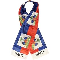 Amazon.com: Haiti - Lightweight Flag Scarf : Clothing, Shoes & Jewelry