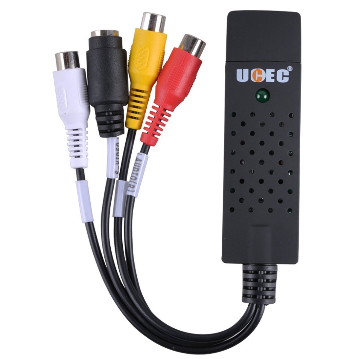 Photo 1 of UCEC Video Capture Card, USB 2.0 VHS to Digital Converter, VCR to Video Converter, USB Capture Card Device for Win 2000/Xp/Vista/7/8/10