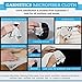 Garnetics Microfiber Cleaning Cloth (6 Pack) - to Clean Glasses, Lens, Cell Phone, Tablet, Laptop, TV, LED, LCD Screens - Premium Lintfree Fiber - Computer Screen and Eyeglass Cleaner