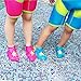 SUIEK Baby Boys Girls Swim Water Shoes Infant Pool Beach Sand Barefoot Aqua Socks (Blue, Small)