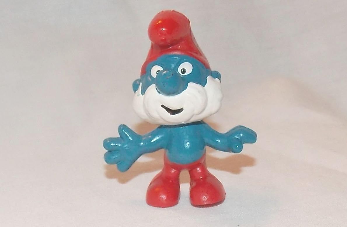 Smurfs 1980 Vintage Papa Smurf 