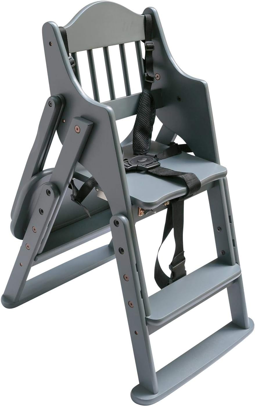 safetots folding wooden high chair