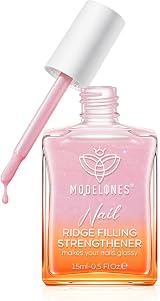 Modelones Nail Care 8 in 1 Ridge Filler Strengthener Base Coat 15ml