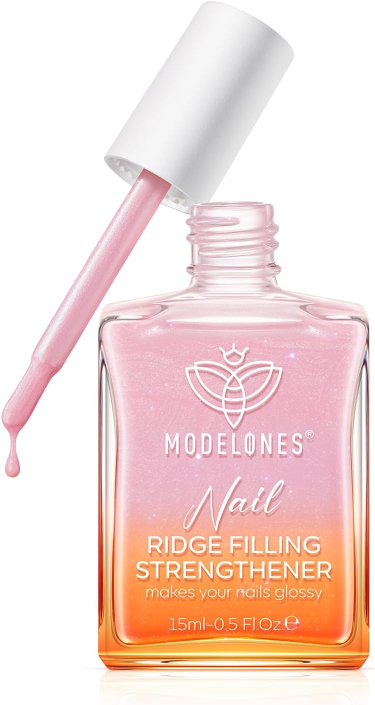 Modelones Nail Care 8 in 1 Ridge Filler Strengthener Base Coat 15ml
