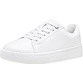 Vepose Women's 8012 Lace Up Classic Fashion Sneakers Comfortable Cute Shoes