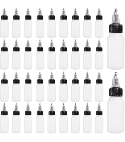 Trendbox - Botellas De Plstico Vacas De 5 Ml, Paquete De 20