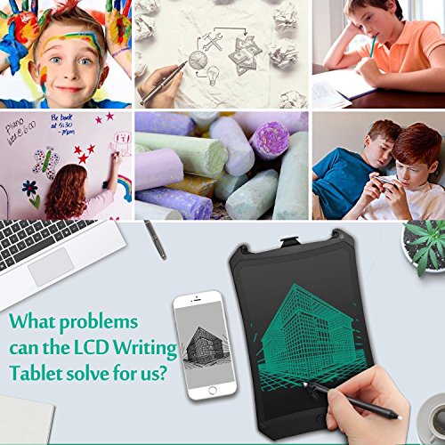 LCD Writing Tablet 8.5 Inch HUIXIANG Digital Drawing Board Electronic Doodle Pad with Lock, Gift for Kids Birthday Present for Friends Office School and Speech Difficulties Take Notes Memo, Pink